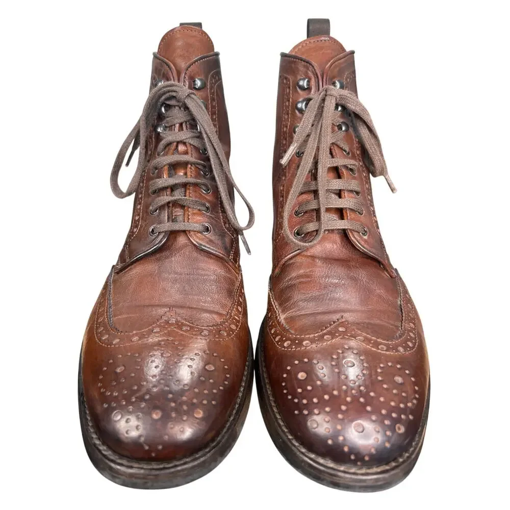 Too Boot New York Men’s Bruckner Brown Wingtip Chukka Boot Size US 11